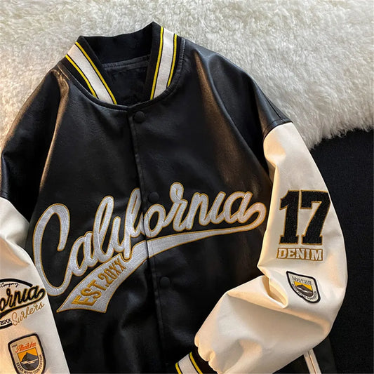 American Retro Letter Embroidered Jackets - Vintage Style with a Modern Twist